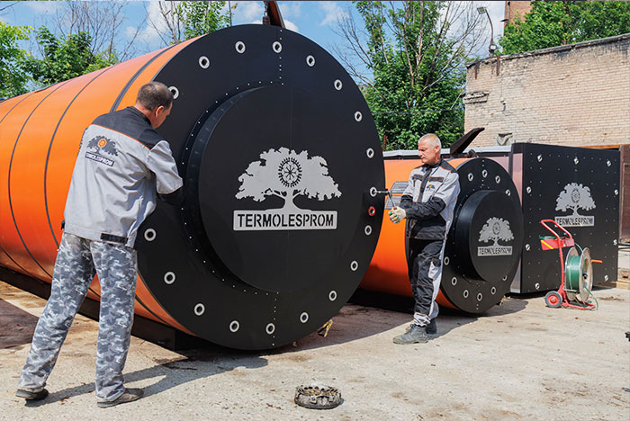 Камера для термообработки и сушки древесины